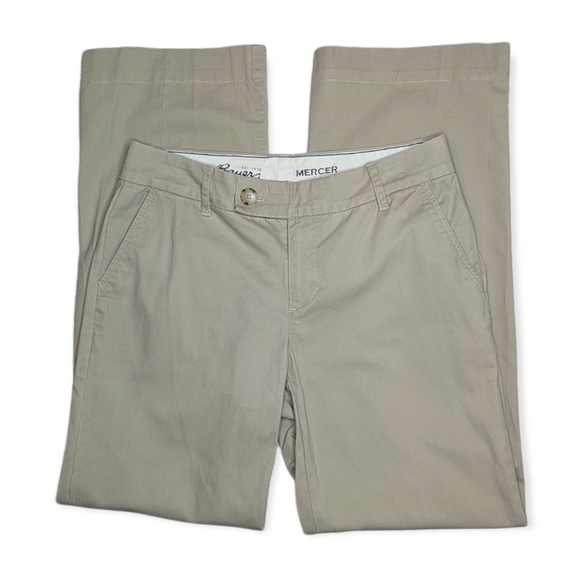 Eddie Bauer Beige Straight Leg Mercer Pants Size 4 - Picture 1 of 10
